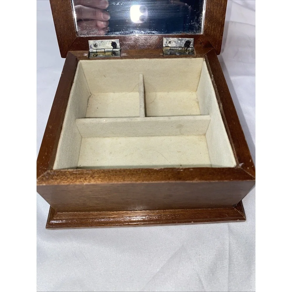 Vintage jewelry box Girl and Pups, Wal-Mart, Kitschy Cute, Nostalgic Ring Box